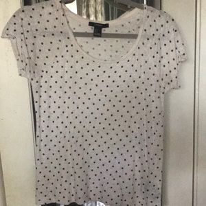 Polka dot shirt!